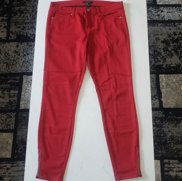FOREVER 21 Red Skinny Jeans - Picture 2 of 6